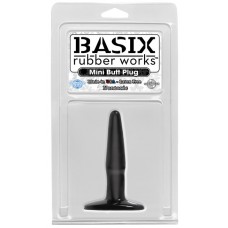 Анальная втулка Basix Rubber Works Mini Butt Plug