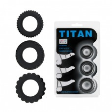 Эрекционные кольца "TITAN" набор из 3 штук