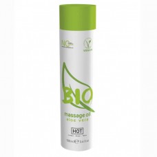 Массажное масло HOT BIO Massage oil aloe vera , аромат алоэ вера (100 мл)
