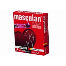 Презервативы Masculan тип 1 "НЕЖНЫЕ" (3 шт.)